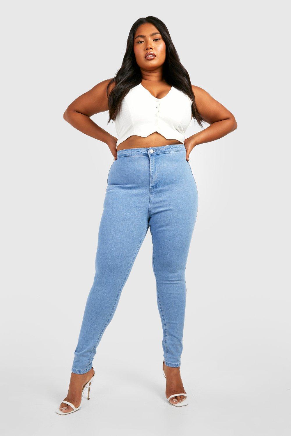 Plus size store super stretch jeans